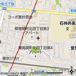 東京都練馬区関町北4丁目29周辺の地図