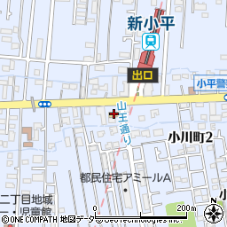 セブンイレブン新小平駅前店周辺の地図