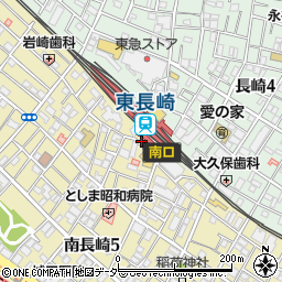 アンテンドゥ東長崎店周辺の地図