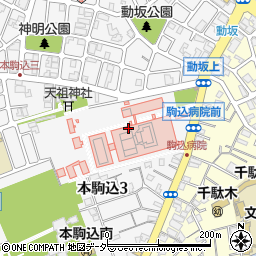 東京都臨床医学総合研究所周辺の地図