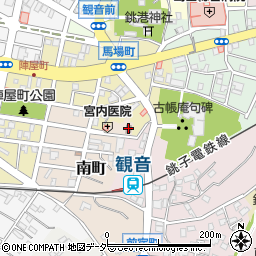 銚子南町郵便局 ＡＴＭ周辺の地図