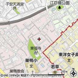 東京都豊島区南大塚1丁目28周辺の地図