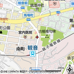 千葉県銚子市前宿町57周辺の地図