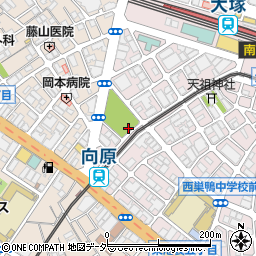 大塚台公園トイレ周辺の地図