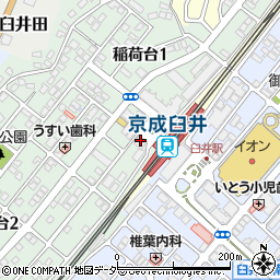 焼肉ととき 臼井駅前店周辺の地図
