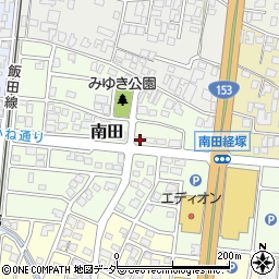 長野県駒ヶ根市南田4-19周辺の地図