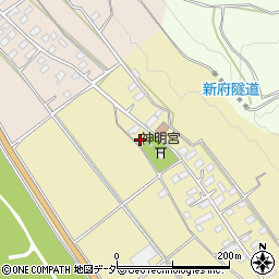 山梨県韮崎市下祖母石339周辺の地図