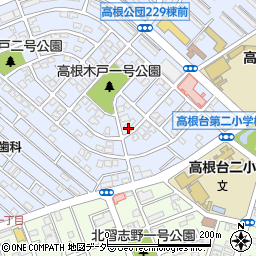 千葉県船橋市高根台4丁目25-6周辺の地図