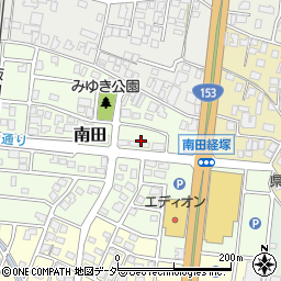 長野県駒ヶ根市南田4周辺の地図
