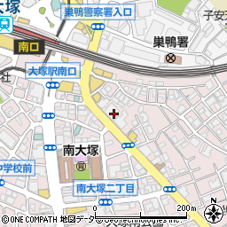 東京都豊島区南大塚1丁目51周辺の地図