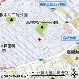 千葉県船橋市高根台4丁目20-8周辺の地図