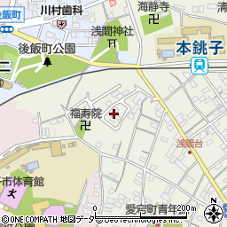 千葉県銚子市愛宕町1280周辺の地図