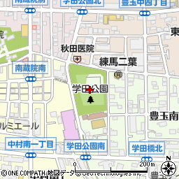 学田公園周辺の地図