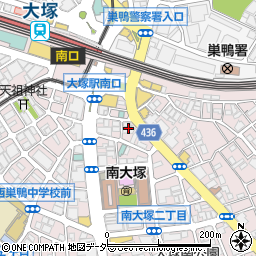 ゲオ大塚駅南口店周辺の地図