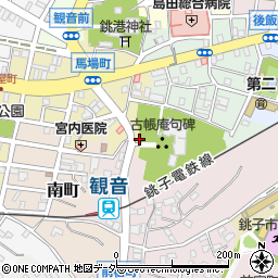 千葉県銚子市馬場町293周辺の地図