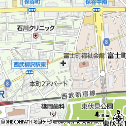 プレザンメゾン西東京周辺の地図