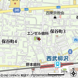 東京都西東京市保谷町3丁目22周辺の地図