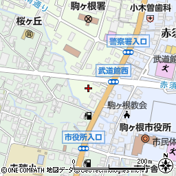 長野県駒ヶ根市上穂南6周辺の地図