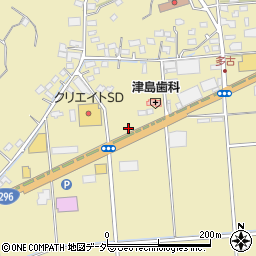 すき家２９６号多古店周辺の地図