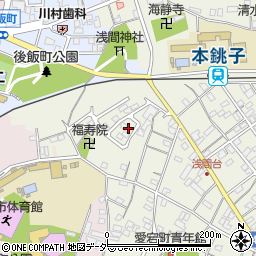千葉県銚子市愛宕町1280-18周辺の地図