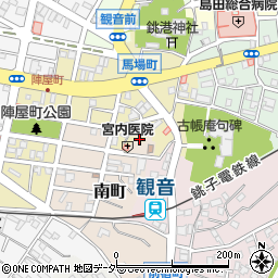 千葉県銚子市馬場町7-13周辺の地図