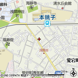 千葉県銚子市愛宕町3002周辺の地図