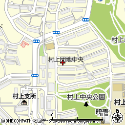 千葉県八千代市村上団地周辺の地図