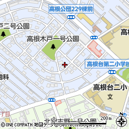 千葉県船橋市高根台4丁目25-5周辺の地図