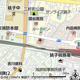 アクサ生命保険株式会社　銚子営業所周辺の地図