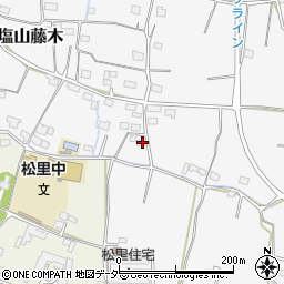 山梨県甲州市塩山藤木2056周辺の地図