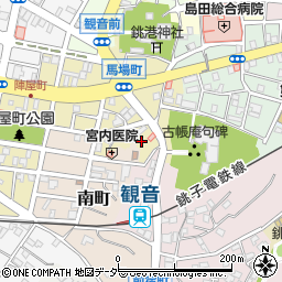 千葉県銚子市馬場町61周辺の地図