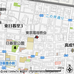 大韓イエス教東京福音教会周辺の地図
