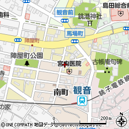 千葉県銚子市馬場町7-1周辺の地図