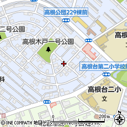 千葉県船橋市高根台4丁目25-4周辺の地図
