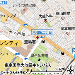 ファミリーマート東池袋春日通り店周辺の地図