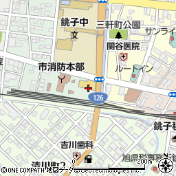 千葉トヨペット銚子店周辺の地図