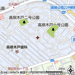 千葉県船橋市高根台4丁目14-3周辺の地図