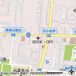 ゆで太郎 花小金井店周辺の地図