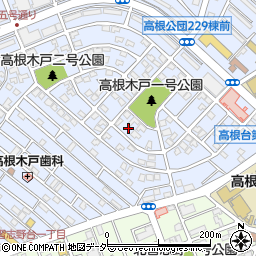 千葉県船橋市高根台4丁目20-10周辺の地図