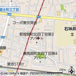 東京都練馬区関町北4丁目28-1周辺の地図
