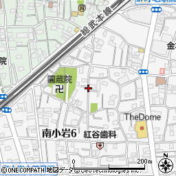 東京都江戸川区南小岩6丁目周辺の地図