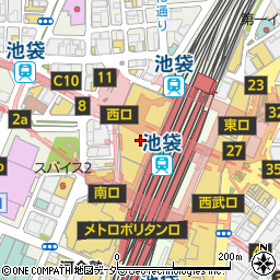鮨処 銀座 福助 池袋東武店周辺の地図