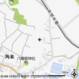 千葉県佐倉市角来周辺の地図