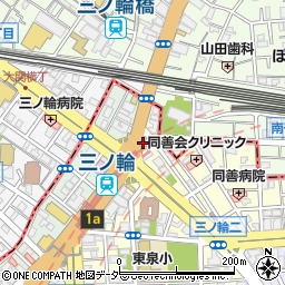 松屋 三ノ輪店周辺の地図