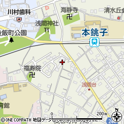 千葉県銚子市愛宕町1295周辺の地図