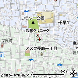 キャラ椎名町周辺の地図