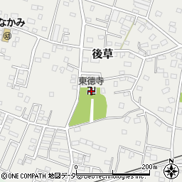 宗教法人東徳寺　寺務所周辺の地図