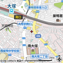 大塚シティホテル周辺の地図