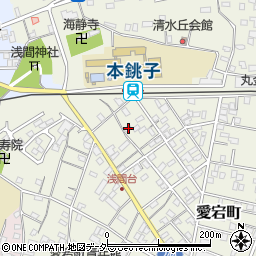 千葉県銚子市愛宕町2974周辺の地図