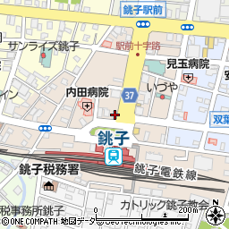 スクールＩＥ銚子校周辺の地図